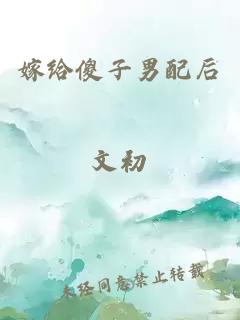 嫁给傻子男配后文初